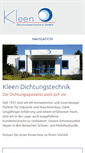 Mobile Screenshot of kleendicht.de